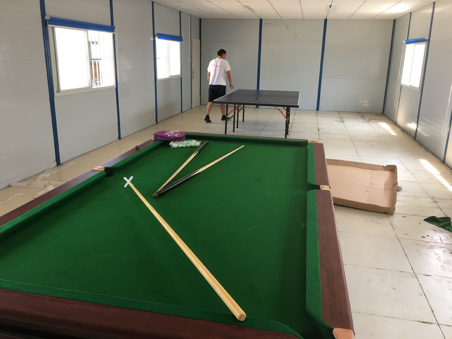 武漢某項(xiàng)目員工活動中心