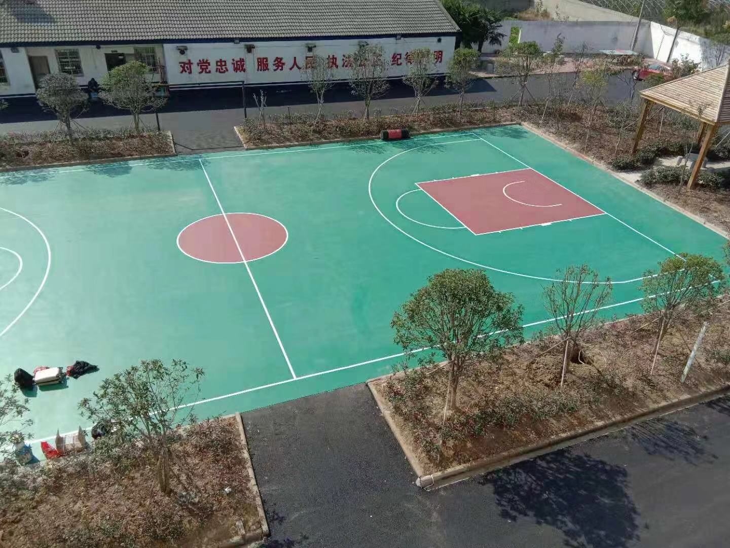 仙桃派出所籃球場